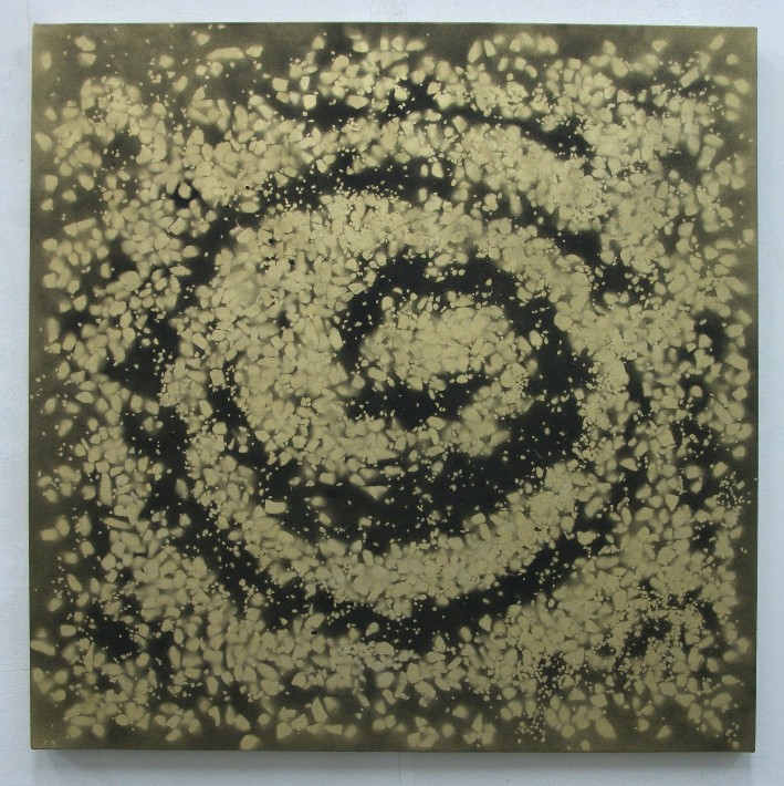 franck gribling, KOSMOGONIE I, 100 x 100,  november 2014 